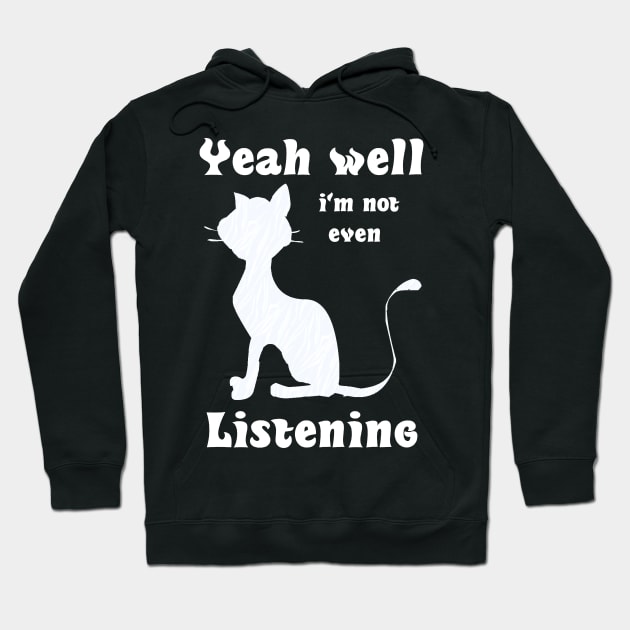 Funny Cute Cat Lovers Memes Hoodie by PlanetMonkey